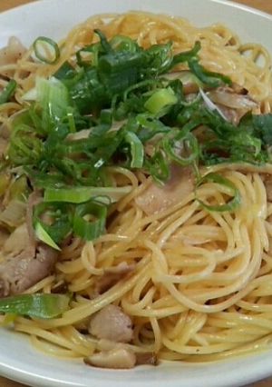 マヨ入り！豚バラ肉ときのこの和風パスタ！-レシピのメイン写真