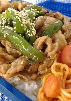 夫のお弁当(8月第１週)-レシピのメイン写真