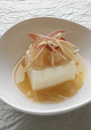 豆腐の玉ねぎおろしがけ-レシピのメイン写真