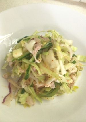 夏バテ防止！野菜たっぷりアジアンサラダ-レシピのメイン写真