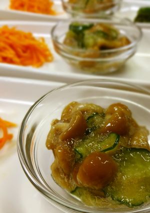 なめこと胡瓜のおろし和え-レシピのメイン写真