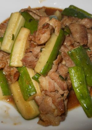 きゅうりの肉炒め-レシピのメイン写真