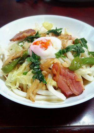 ぶっかけB・L・Cうどん-レシピのメイン写真