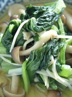 きのこと青菜の煮びたし-レシピのメイン写真