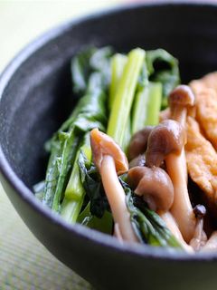 小松菜と厚揚げのサッと煮-レシピのメイン写真