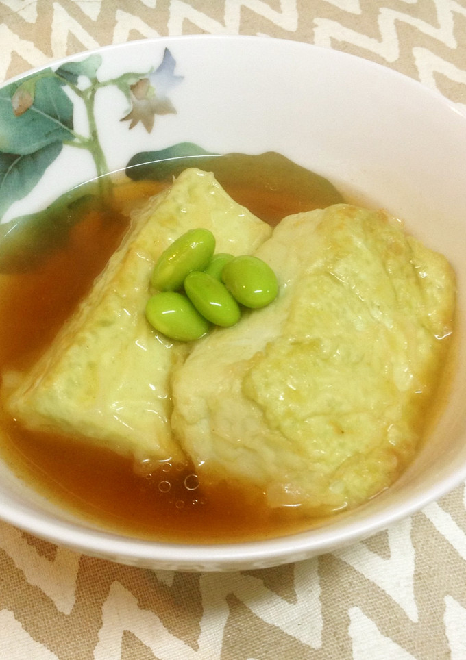 枝豆豆腐の揚げ出し風-レシピのメイン写真