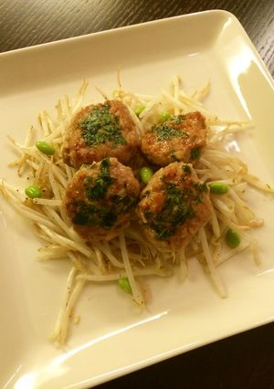 豚肉の味噌和えハンバーグ-レシピのメイン写真