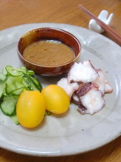 たこと胡瓜の エスニック酢味噌和え-レシピのメイン写真