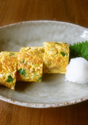 ツナとおネギの玉子焼き♪-レシピのメイン写真