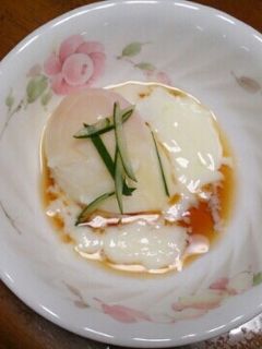 温泉玉子-レシピのメイン写真