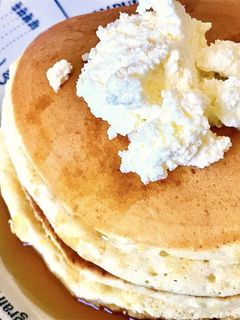 冷めてもふわふわパンケーキ【卵白消費】-レシピのメイン写真