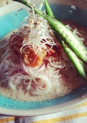 濃厚？さっぱり？！豆乳キムチ素麺-レシピのメイン写真