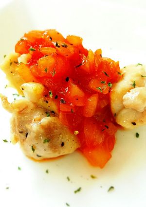 鶏肉の玉ねぎソースがけ❁*-レシピのメイン写真