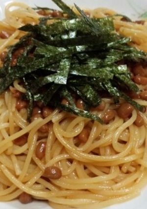 簡単！シンプル！濃厚納豆パスタ♡-レシピのメイン写真