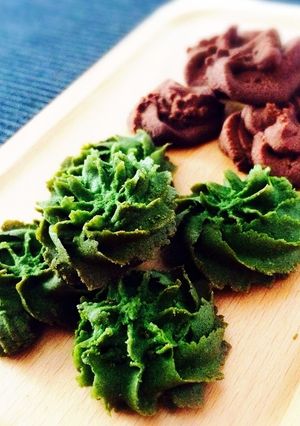 米粉＆片栗粉でサクサク絞出しクッキー☆-レシピのメイン写真