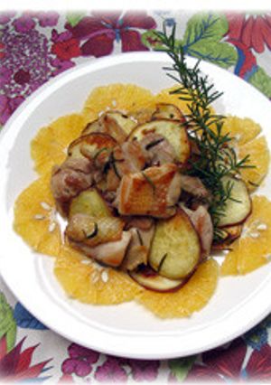薬膳レシピ：鶏肉ハーブグリルオレンジ風味-レシピのメイン写真