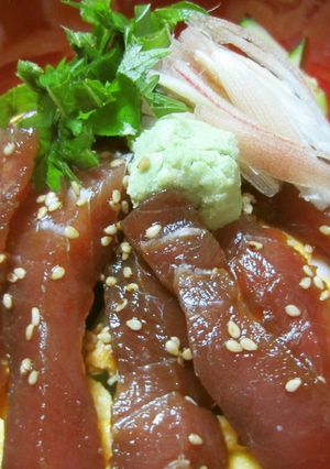 旨い♪あっさりマグロ漬け丼☆-レシピのメイン写真