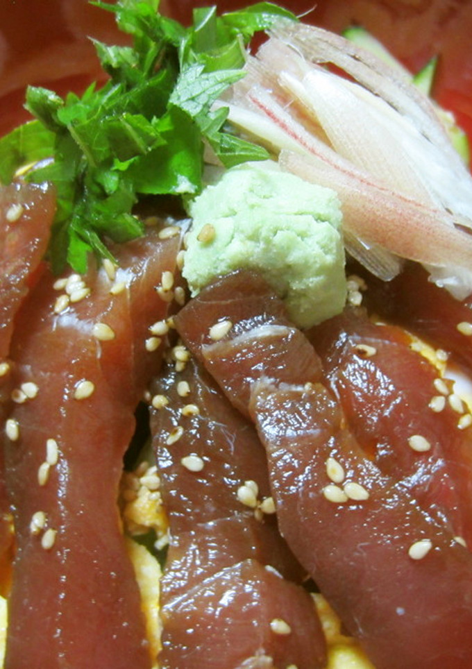 旨い♪あっさりマグロ漬け丼☆-レシピのメイン写真