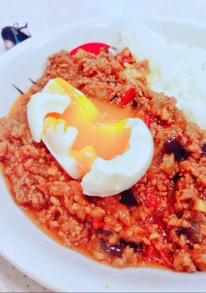 丸ごとトマトとナスのドライカレー-レシピのメイン写真
