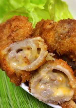 豚肉のチーズはさみロール揚げ-レシピのメイン写真