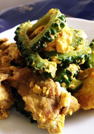 ゴーヤ カレーチャンプル-レシピのメイン写真