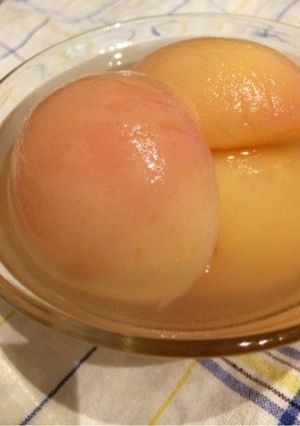 つるんと簡単♡桃のコンポート♩-レシピのメイン写真