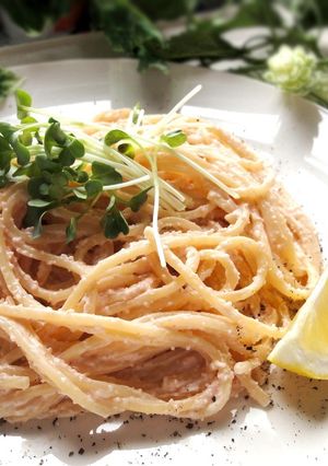 明太子屋の直伝☆濃厚明太クリームパスタ-レシピのメイン写真
