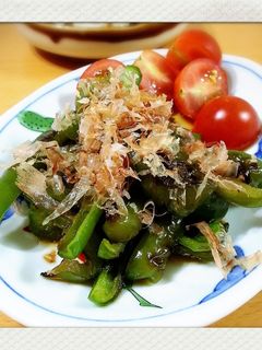 ピーマンの煮浸し めんつゆレシピ-レシピのメイン写真