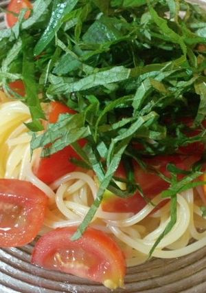 簡単★大葉パスタ-レシピのメイン写真