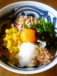 冷やし納豆うどん♪-レシピのメイン写真