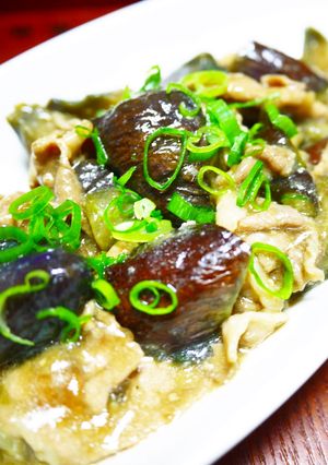 夏☆暑い日に!なすと豚肉のスタミナ煮-レシピのメイン写真