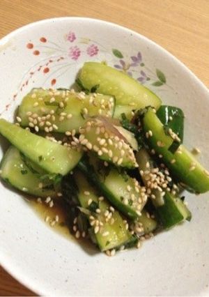 麺つゆだけ☆きゅうりの香味和え-レシピのメイン写真