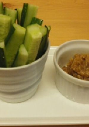 きゅうりの梅味噌スティック-レシピのメイン写真