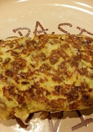 シンプル納豆オムレツ-レシピのメイン写真