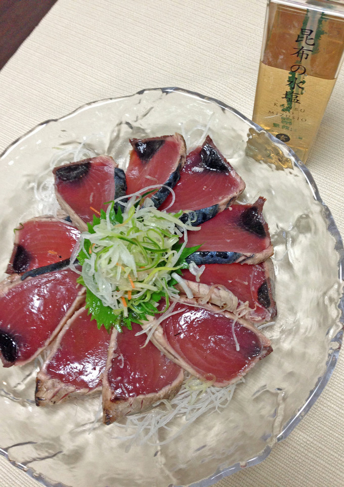 簡単☆うま塩鰹のたたき-レシピのメイン写真
