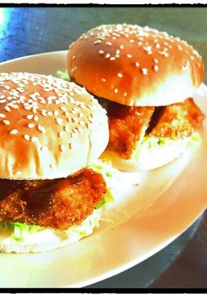 簡単やわらかヒレカツバーガー-レシピのメイン写真