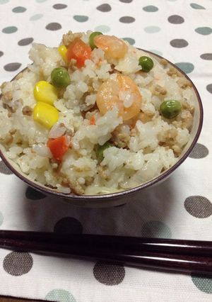 超簡単エビピラフ-レシピのメイン写真