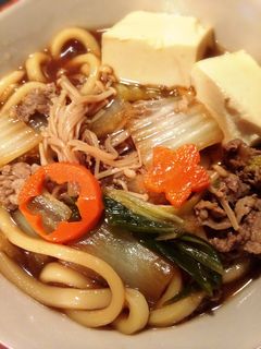 すき焼きうどん-レシピのメイン写真