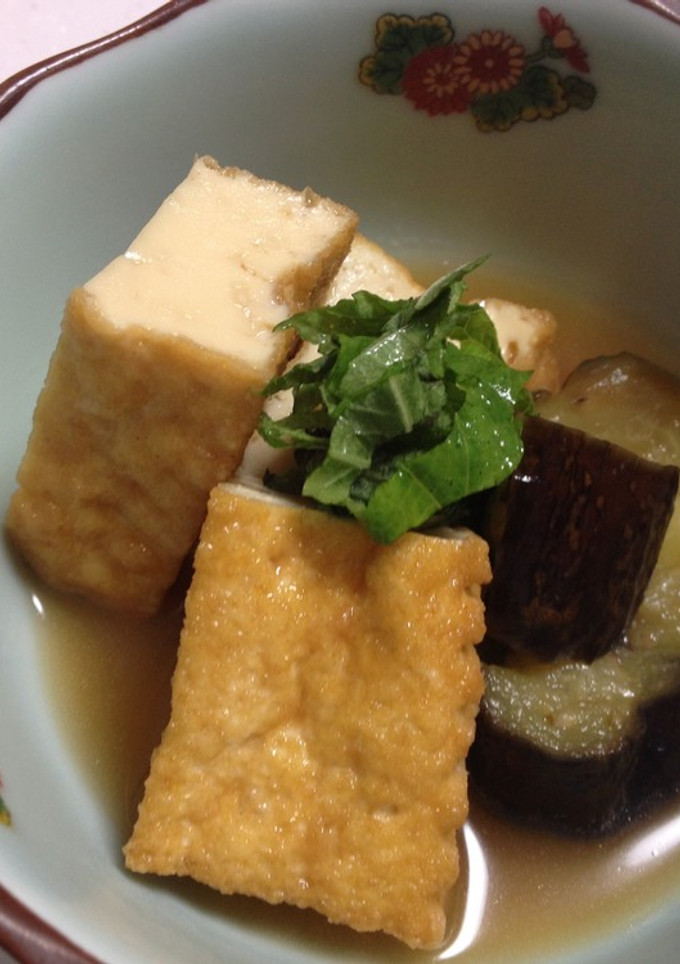 ナスと揚げ豆腐の簡単☆煮浸し-レシピのメイン写真