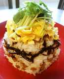 まぐろ味付けフレーク缶 de ばら寿司～