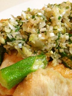 鶏むね肉のネギ塩ダレ-レシピのメイン写真