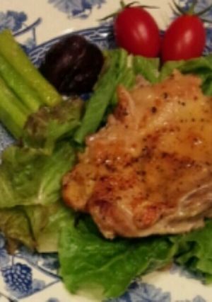 チキンステーキ　ハニーマスタードソース♪-レシピのメイン写真