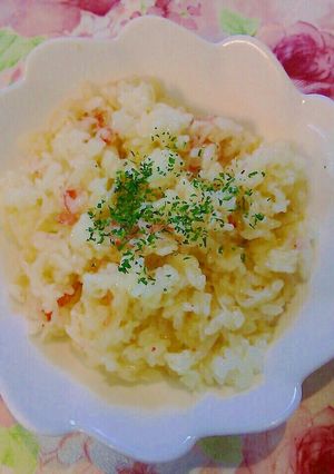 フライパンで♡かにピラフ-レシピのメイン写真