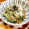 ゴーヤと納豆のゴマドレ和え