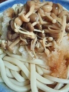 キノコたっぷりおろし冷やしうどん-レシピのメイン写真