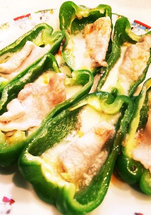 豚肉とピーマンのレンチン蒸し-レシピのメイン写真