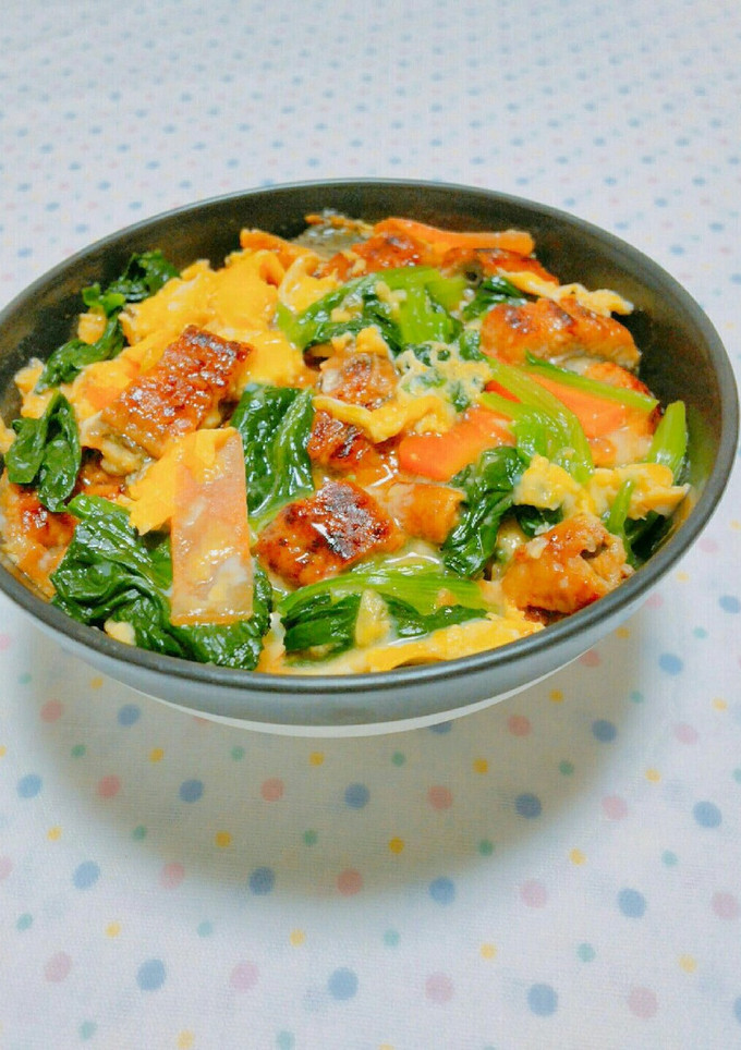 鰻とほうれん草の卵とじ＊丼にも♪-レシピのメイン写真