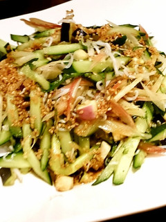 夏野菜としらすの薬味たっぷりサラダ-レシピのメイン写真