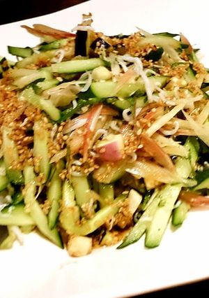 夏野菜としらすの薬味たっぷりサラダ-レシピのメイン写真