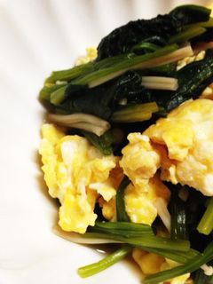 お弁当にも!ほうれん草と卵の煮浸し-レシピのメイン写真